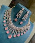 Pink daimond Necklace